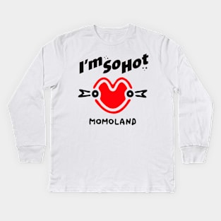 HOT MOMOLAND LOGO Kids Long Sleeve T-Shirt